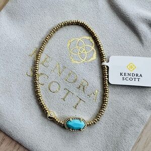Kendra Scott Elisa Bracelet Turquoise.  New